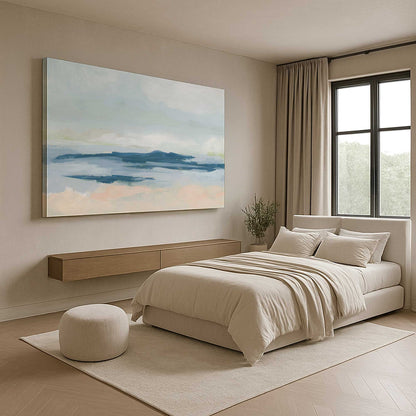 [Color:Stretched Canvas], Picture of art in a room