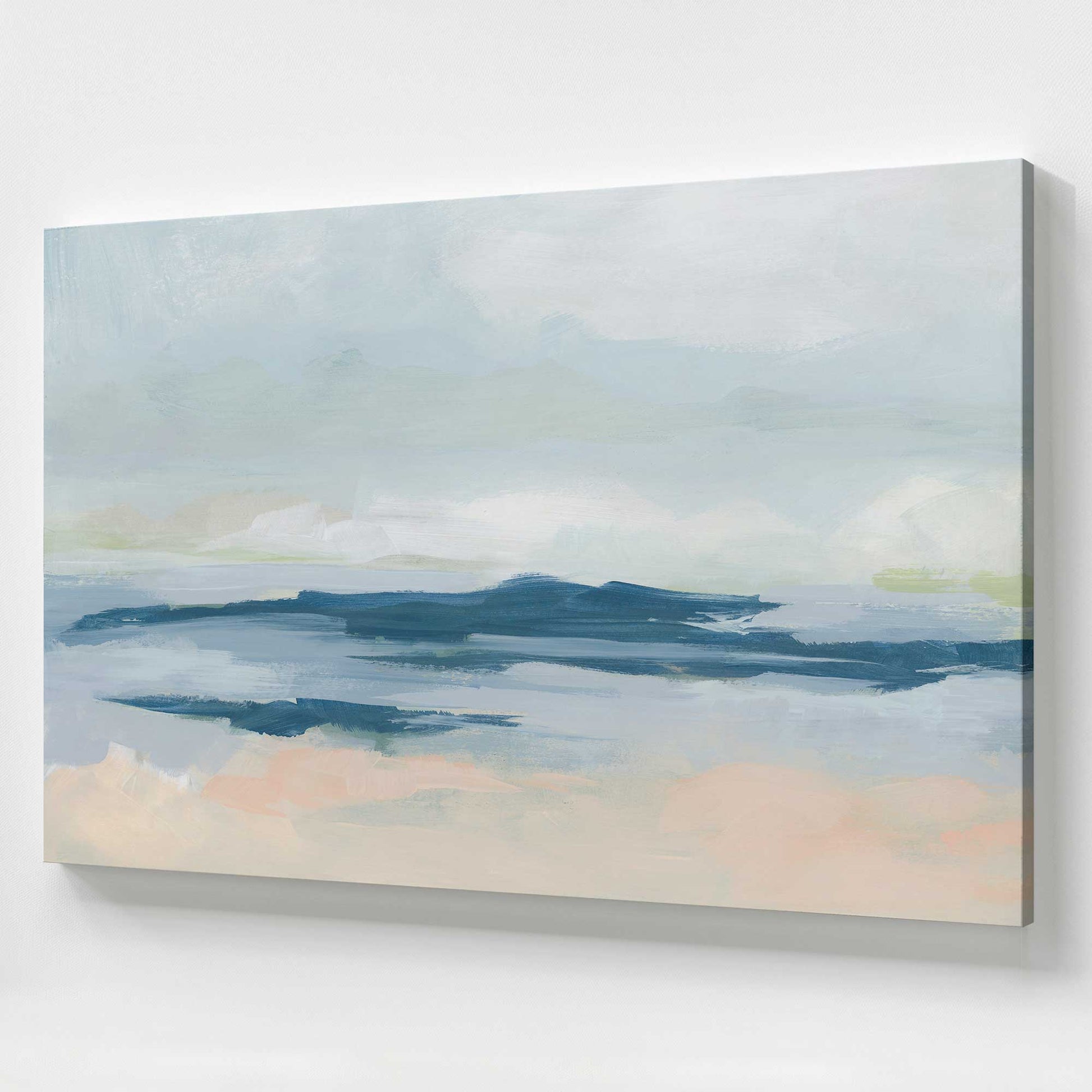 [Color:Stretched Canvas], Picture of art at an angle