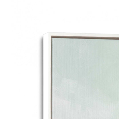 [Color:Opaque White], Picture of art in a White frame at an angle