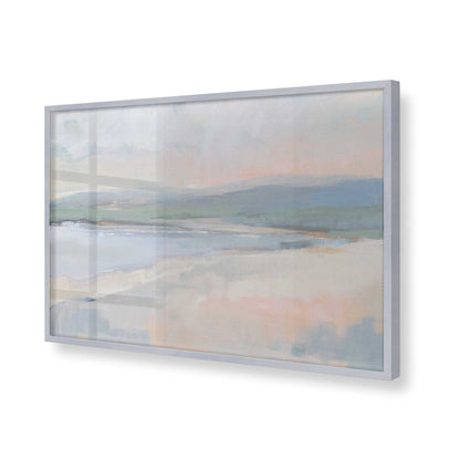 [Color:Polished Chrome], Picture of art in a Polished Chrome frame of the corner