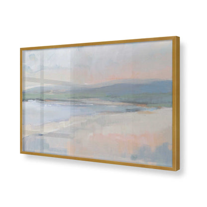 [Color:Polished Gold], Picture of art in a Polished Gold frame of the corner