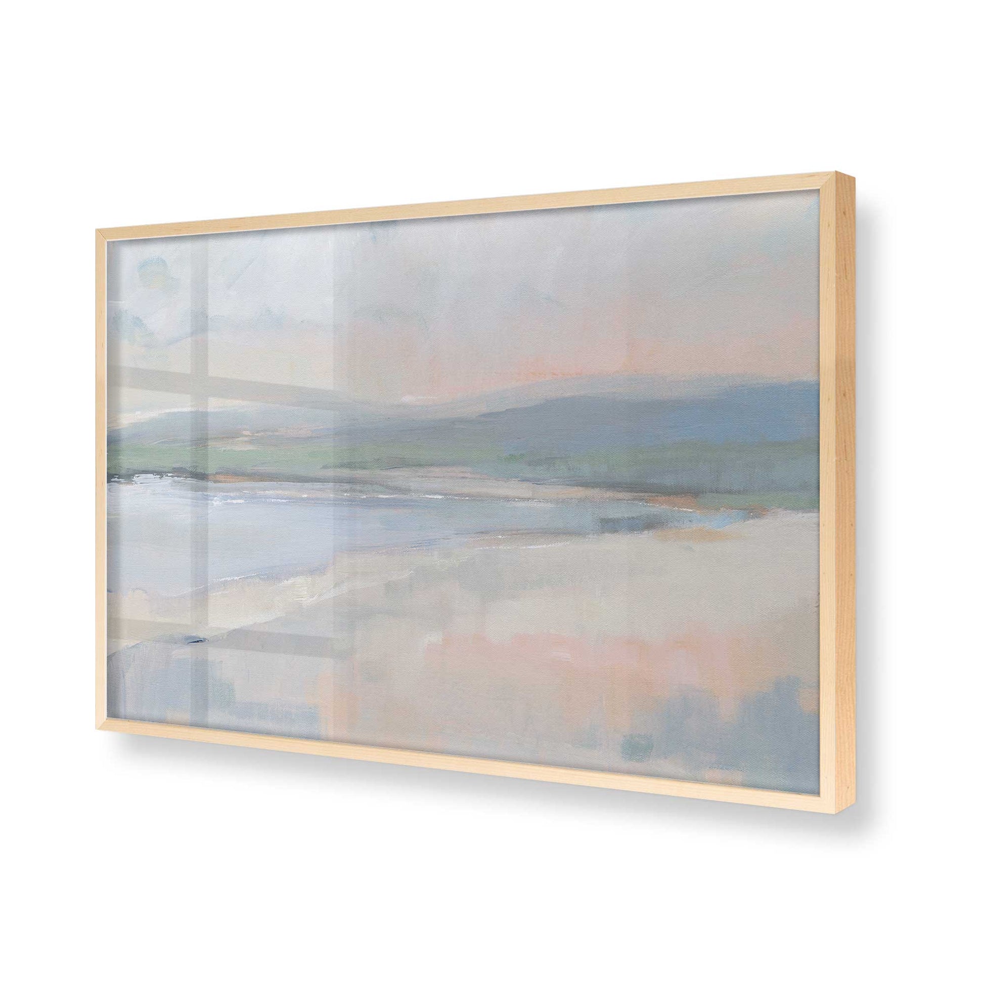 [Color:Raw Maple], Picture of art in a Raw Maple frame of the corner