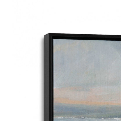 [Color:Satin Black], Picture of art in a Satin Black frame at an angle