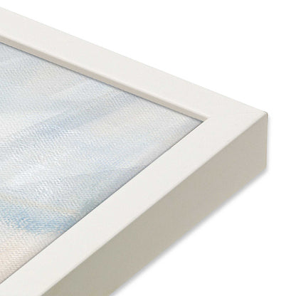 [Color:Opaque White], Picture of art in a Opaque White frame at an angle