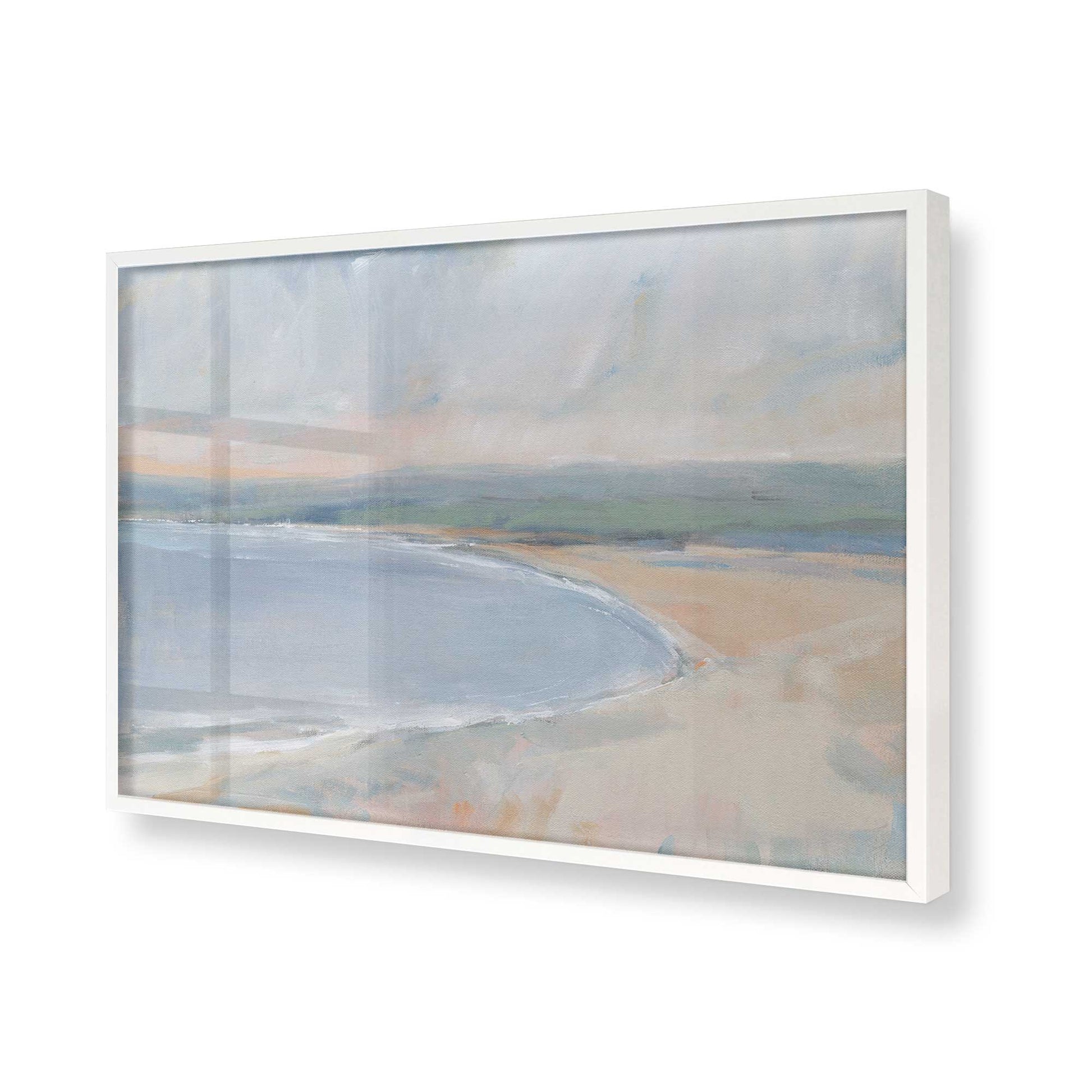 [Color:Opaque White], Picture of art in a Opaque White frame of the corner