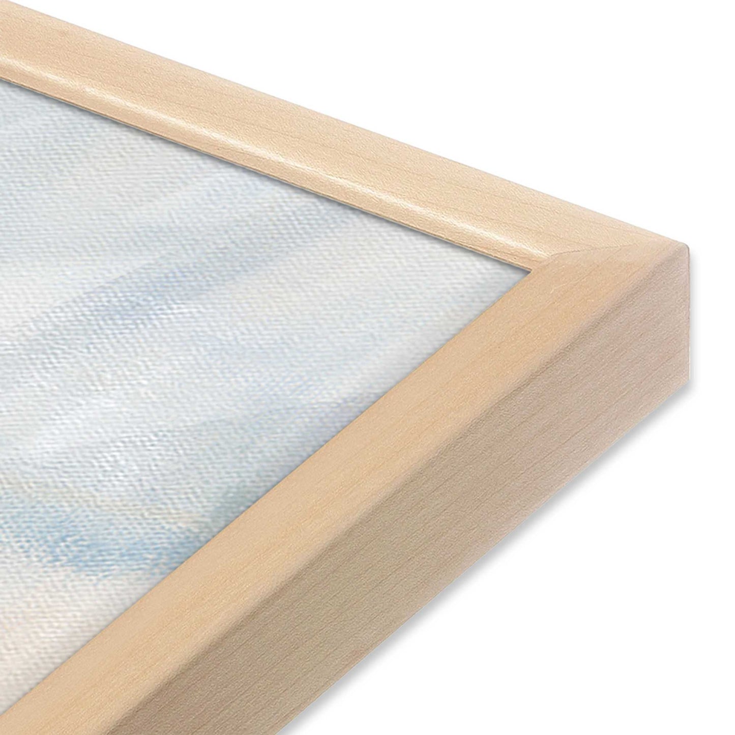 [Color:Raw Maple], Picture of art in a Raw Maple frame at an angle