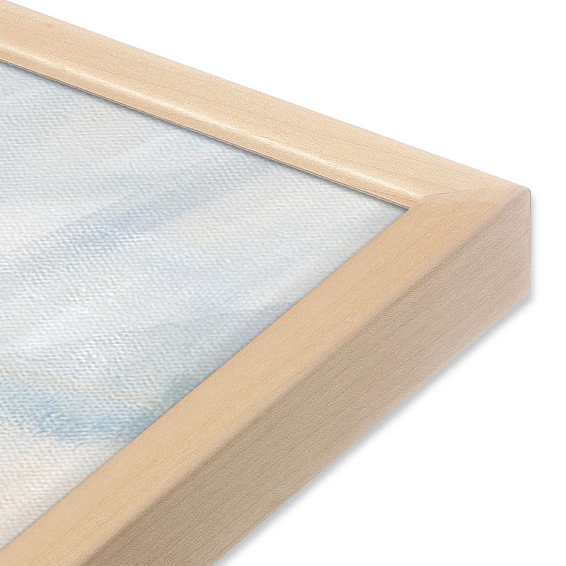 [Color:Raw Maple], Picture of art in a Raw Maple frame at an angle