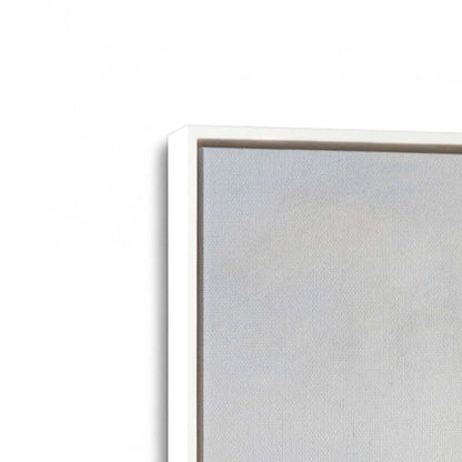 [Color:Opaque White], Picture of art in a White frame at an angle