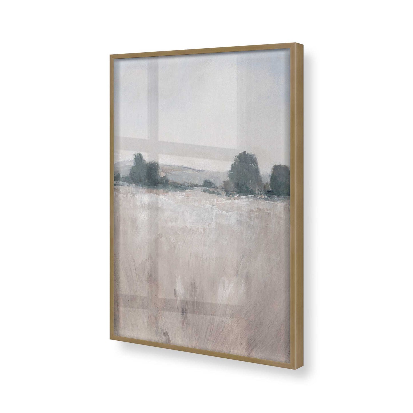 [Color:Brushed Gold], Picture of art in a Brushed Gold frame of the corner