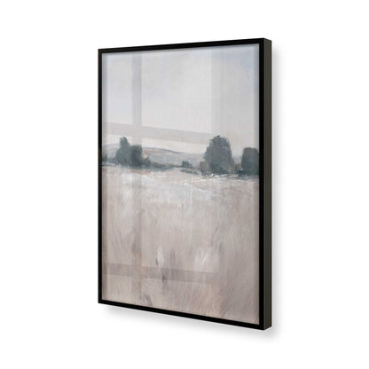 [Color:Satin Black], Picture of art in a Satin Black frame of the corner