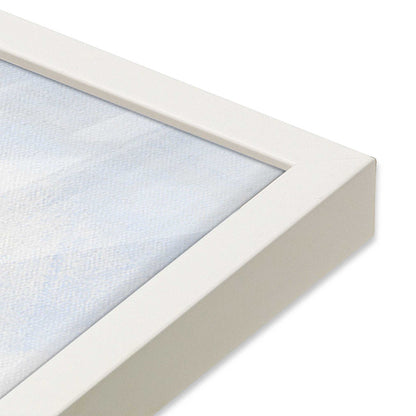 [Color:Opaque White], Picture of art in a Opaque White frame at an angle