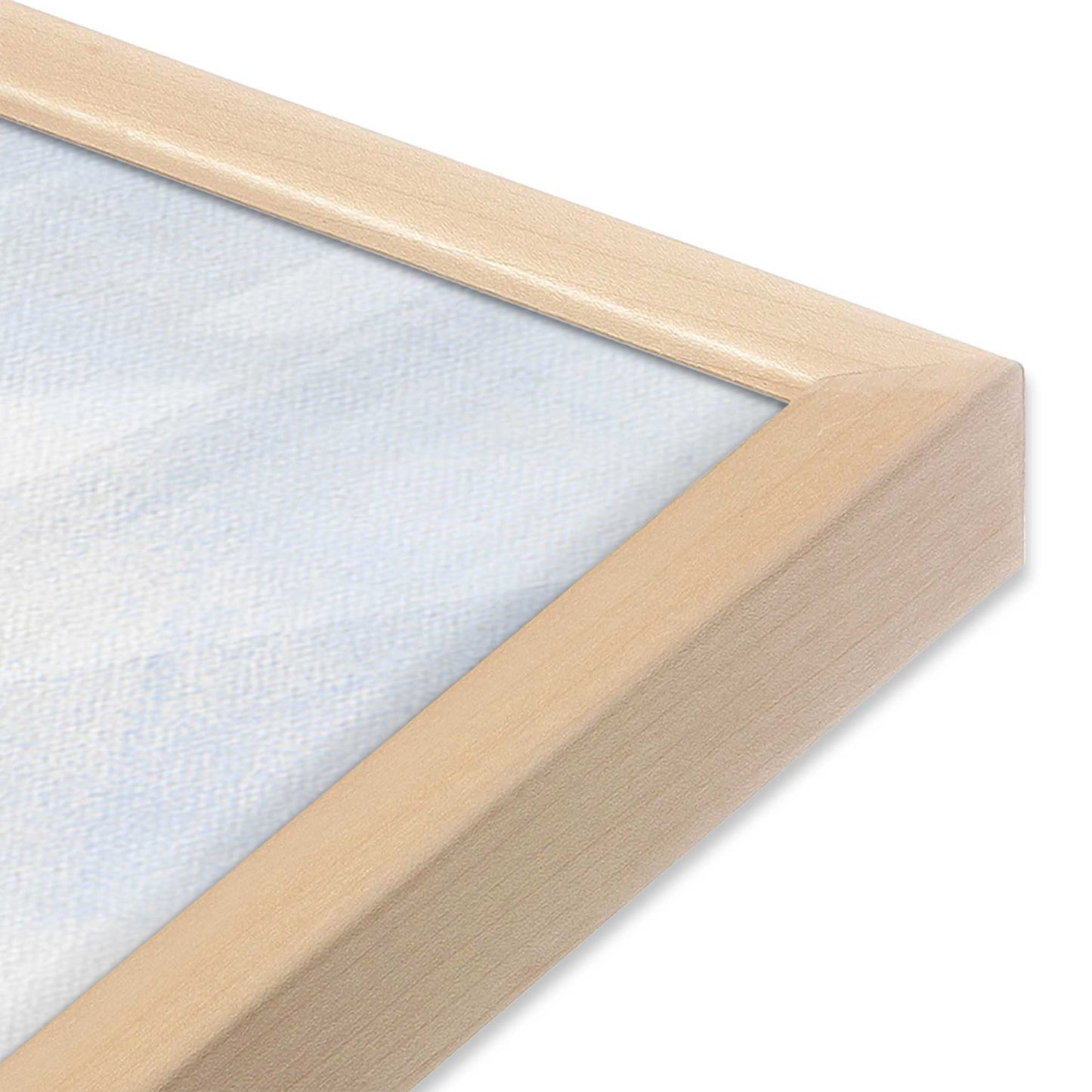 [Color:Raw Maple], Picture of art in a Raw Maple frame at an angle