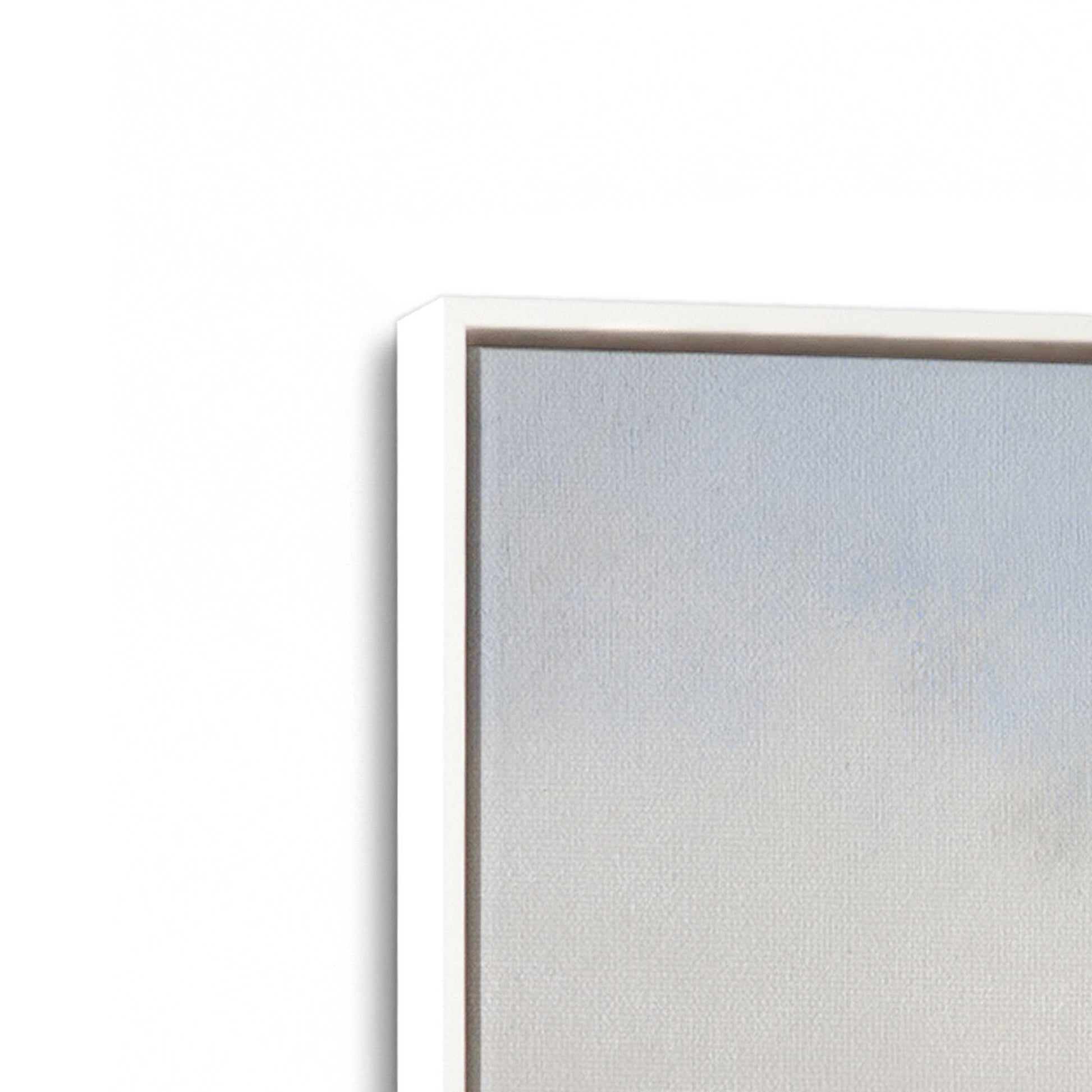 [Color:Opaque White], Picture of art in a White frame at an angle