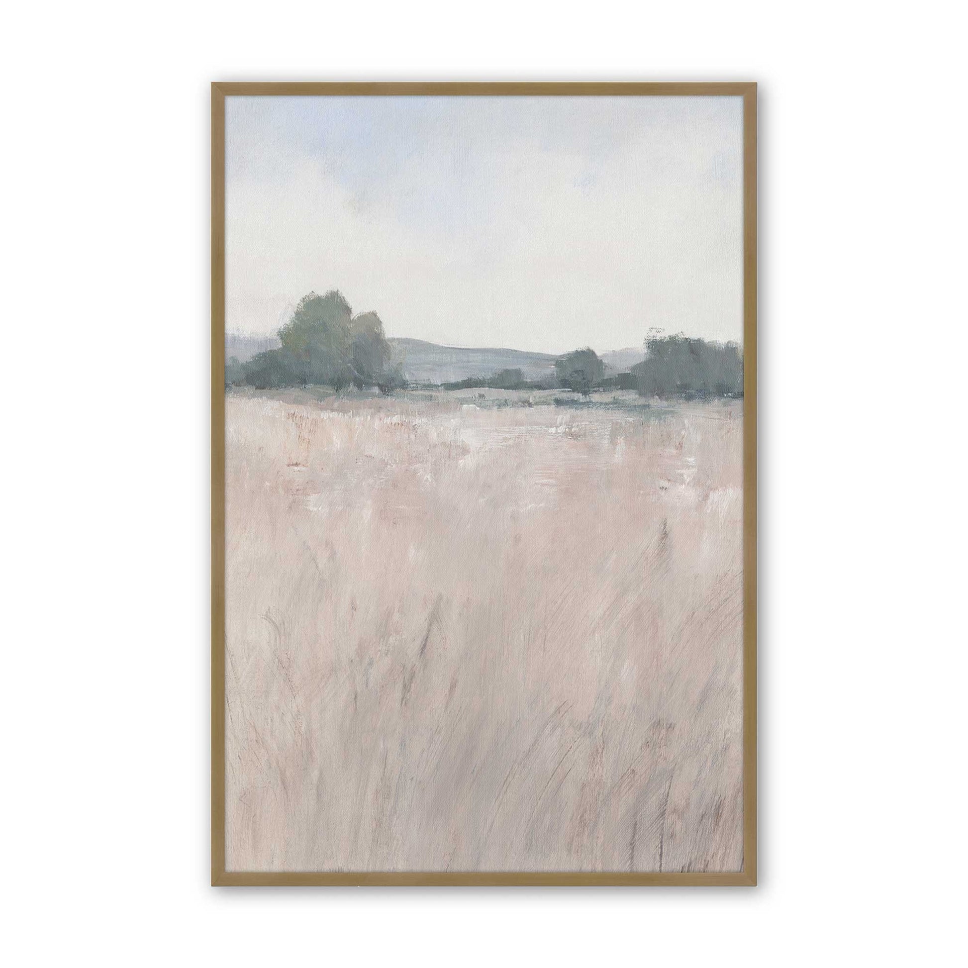 [Color:Brushed Gold], Picture of art in a Brushed Gold frame