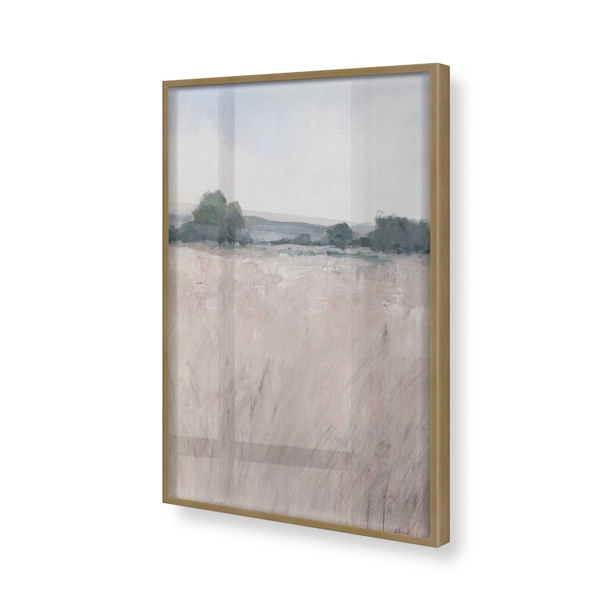 [Color:Brushed Gold], Picture of art in a Brushed Gold frame of the corner