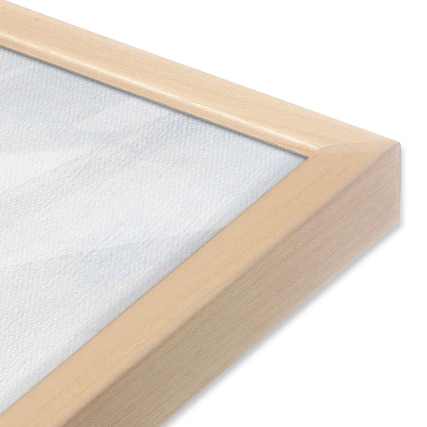 [Color:Raw Maple], Picture of art in a Raw Maple frame at an angle