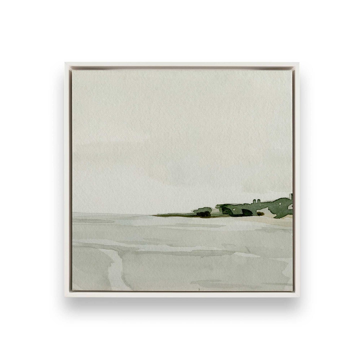 [Color:Opaque White], Picture of art in a White frame