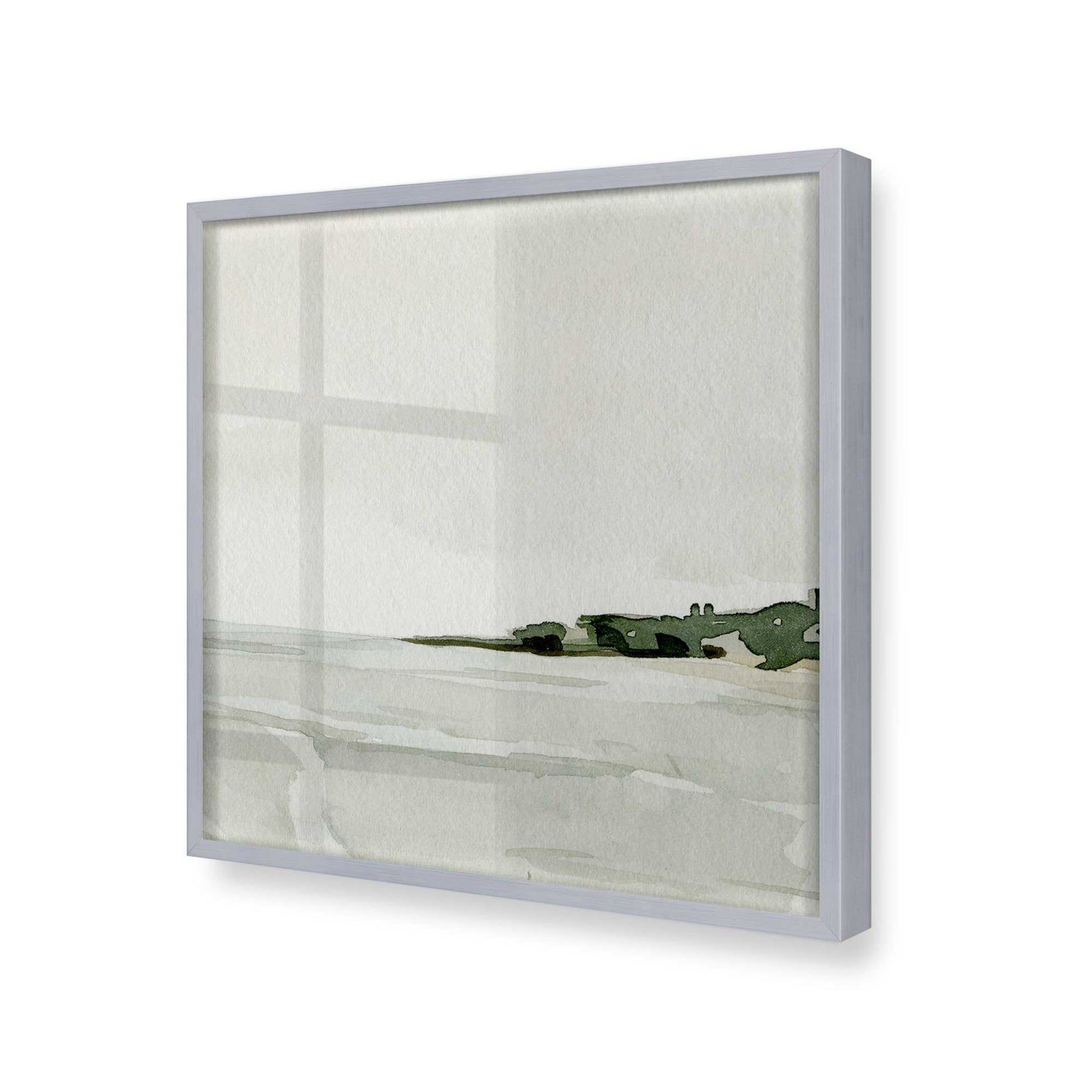 [Color:Polished Chrome], Picture of art in a Polished Chrome frame at an angle