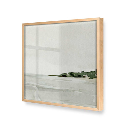 [Color:Raw Maple], Picture of art in a Raw Maple frame at an angle