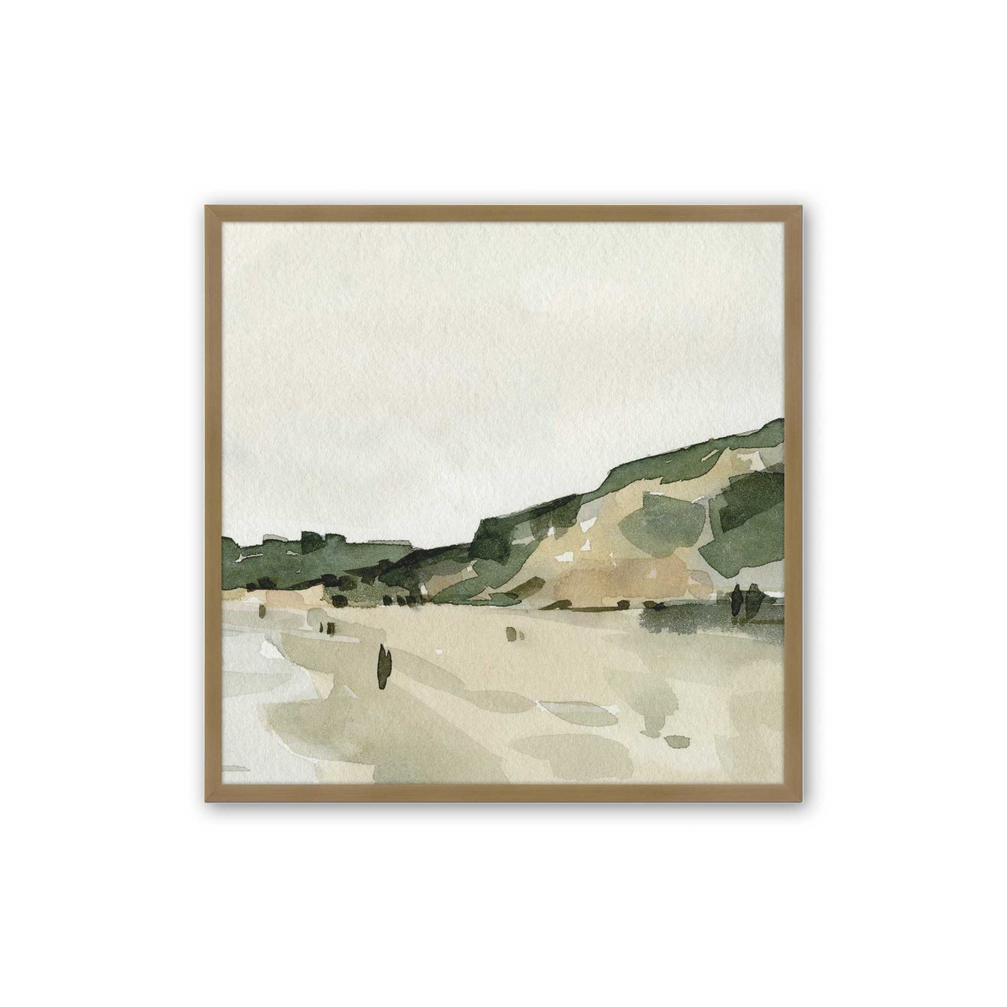 [Color:Brushed Gold], Picture of art in a Brushed Gold frame