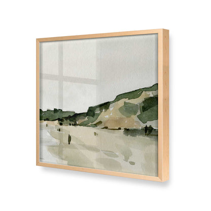 [Color:Raw Maple], Picture of art in a Raw Maple frame at an angle