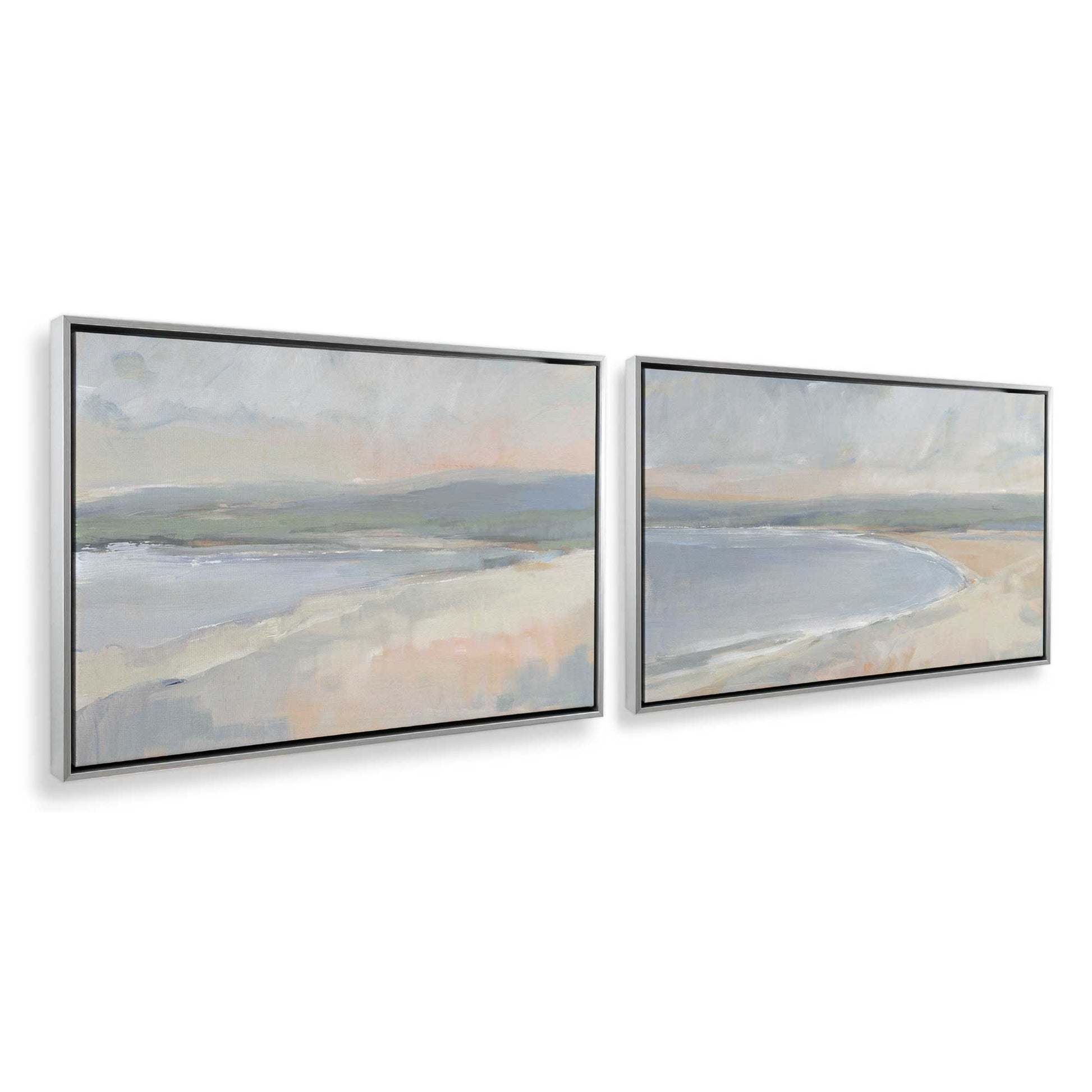 [Color:Polished Chrome], Picture of art in a Polished Chrome frame at an angle