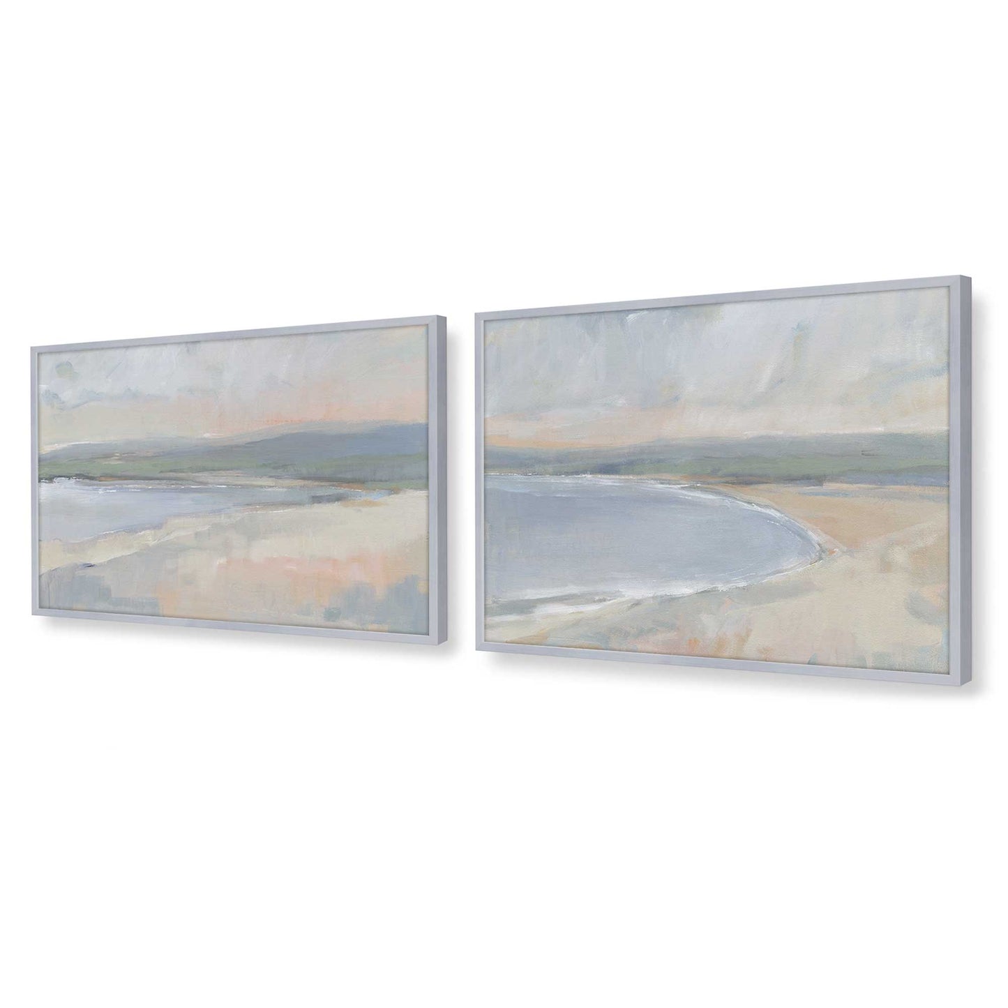 [Color:Polished Chrome], Picture of art in a Polished Chrome frame at an angle