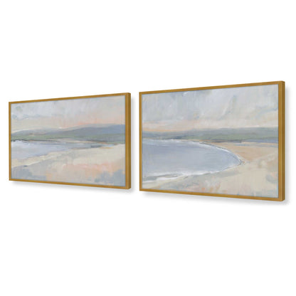 [Color:Polished Gold], Picture of art in a Polished Gold frame at an angle