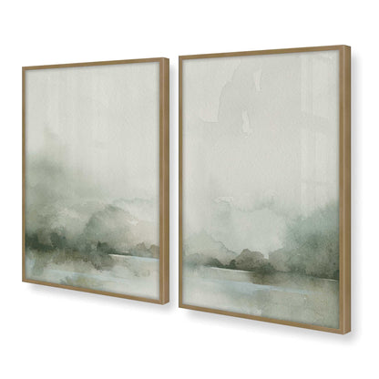 [Color:Brushed Gold], Picture of art in a Brushed Gold frame at an angle