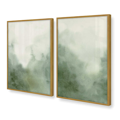 [Color:Polished Gold], Picture of art in a Polished Gold frame at an angle