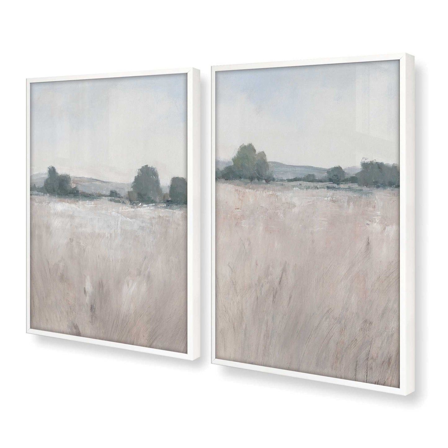 [Color:Opaque White], Picture of art in a Opaque White frame at an angle