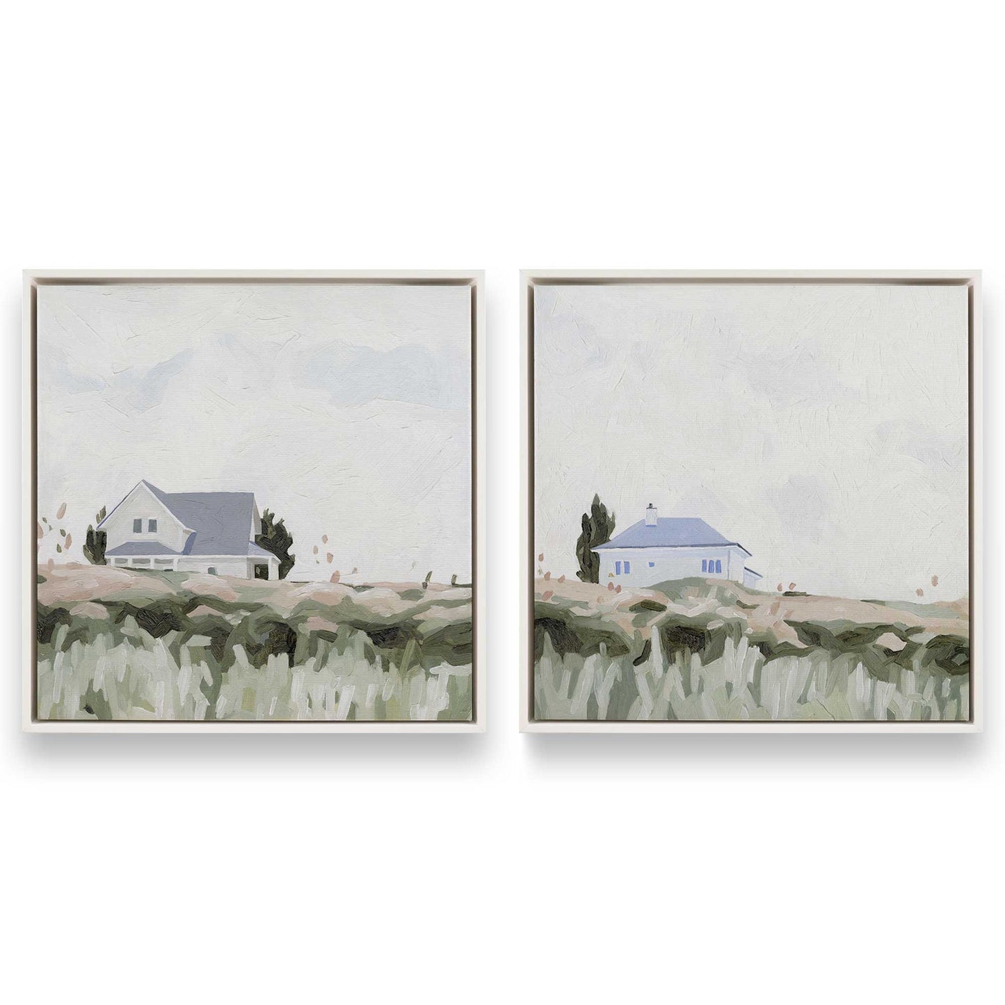 [Color:Opaque White], Picture of art in a White frame