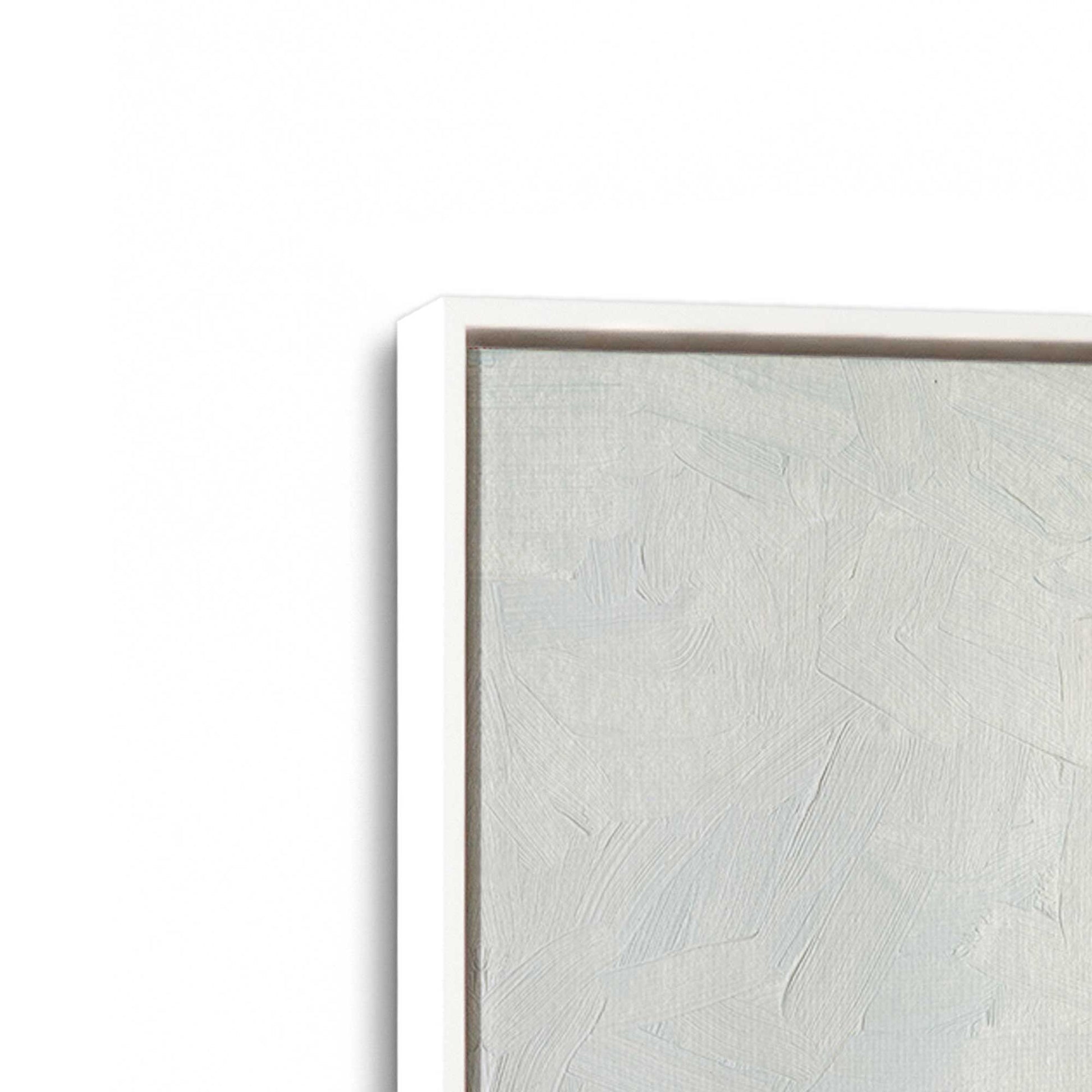 [Color:Opaque White], Picture of art in a White frame at an angle