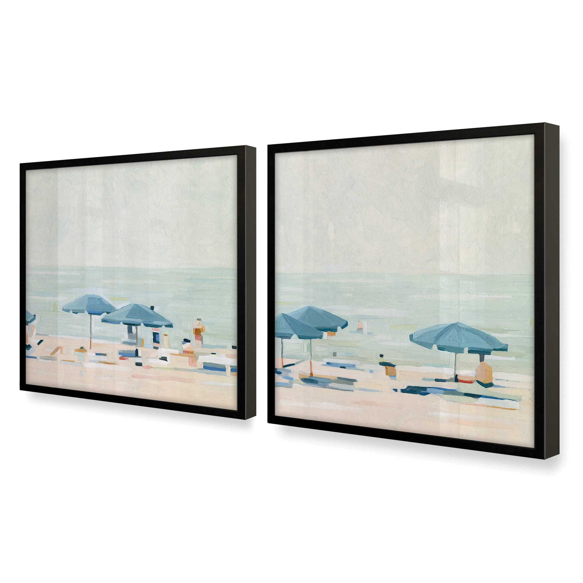 [Color:Satin Black], Picture of art in a Satin Black frame at an angle