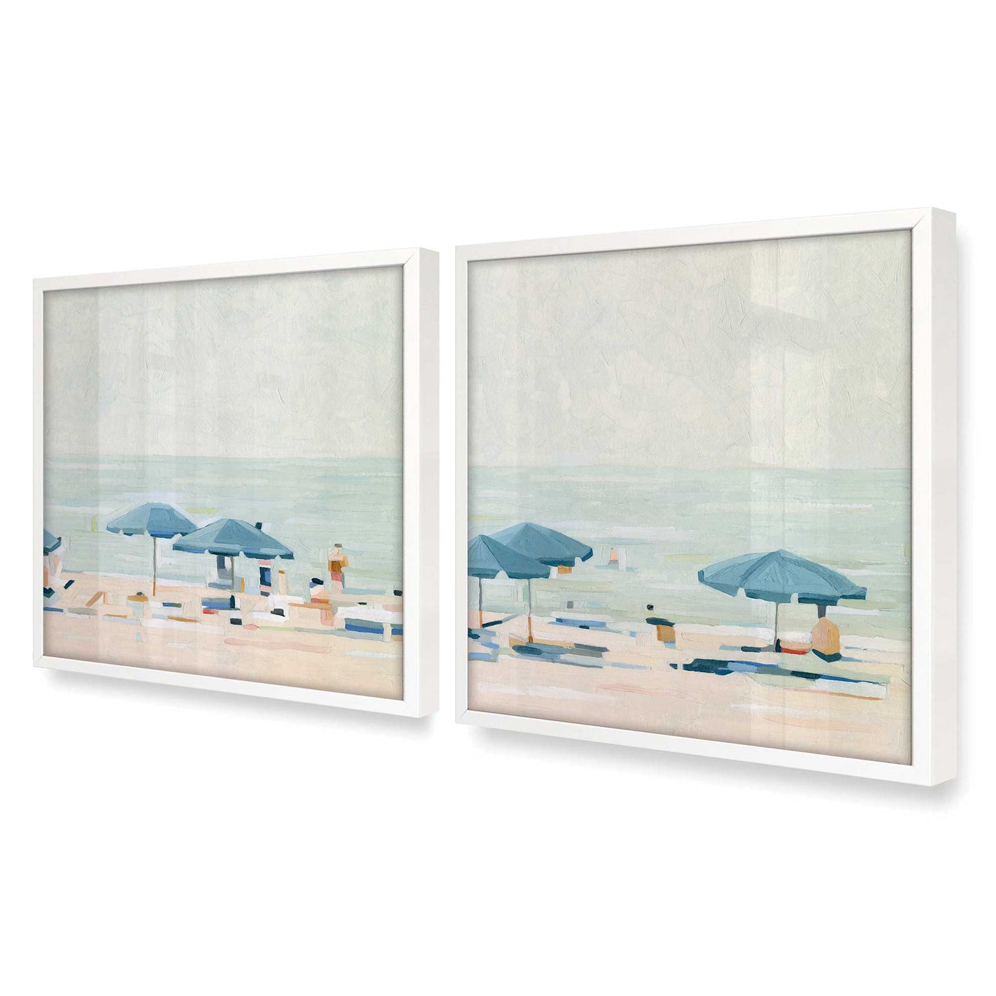 [Color:Opaque White], Picture of art in a Opaque White frame at an angle