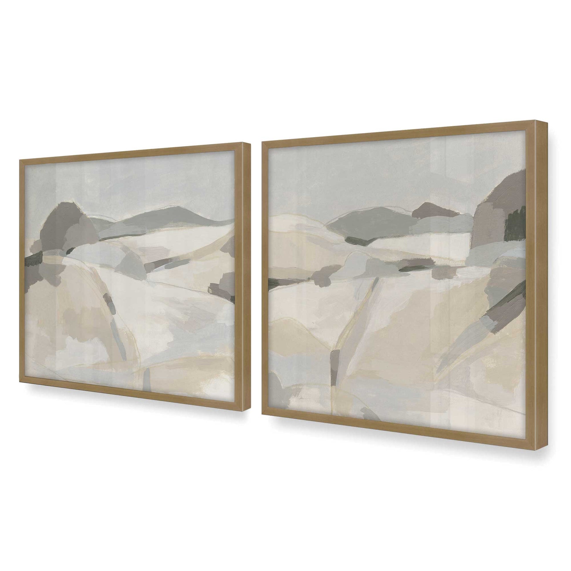 [Color:Brushed Gold], Picture of art in a Brushed Gold frame of the corner