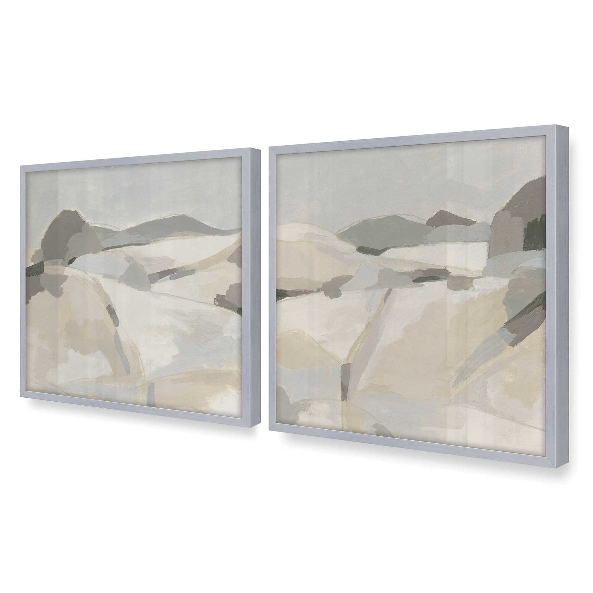 [Color:Polished Chrome], Picture of art in a Polished Chrome frame of the corner