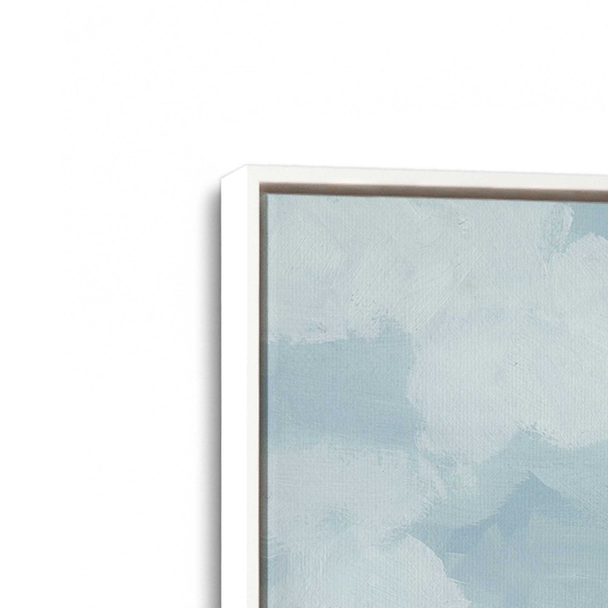 [Color:Opaque White], Picture of art in a White frame at an angle