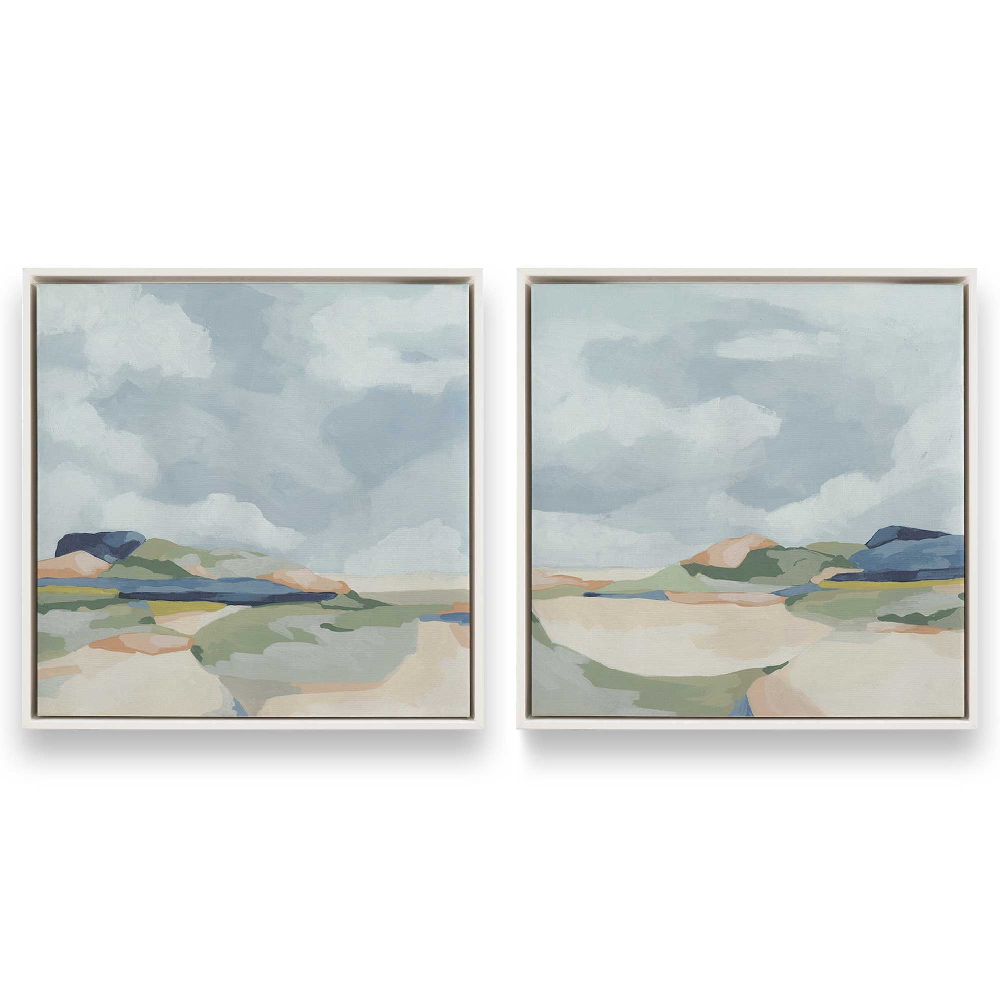 [Color:Opaque White], Picture of art in a White frame