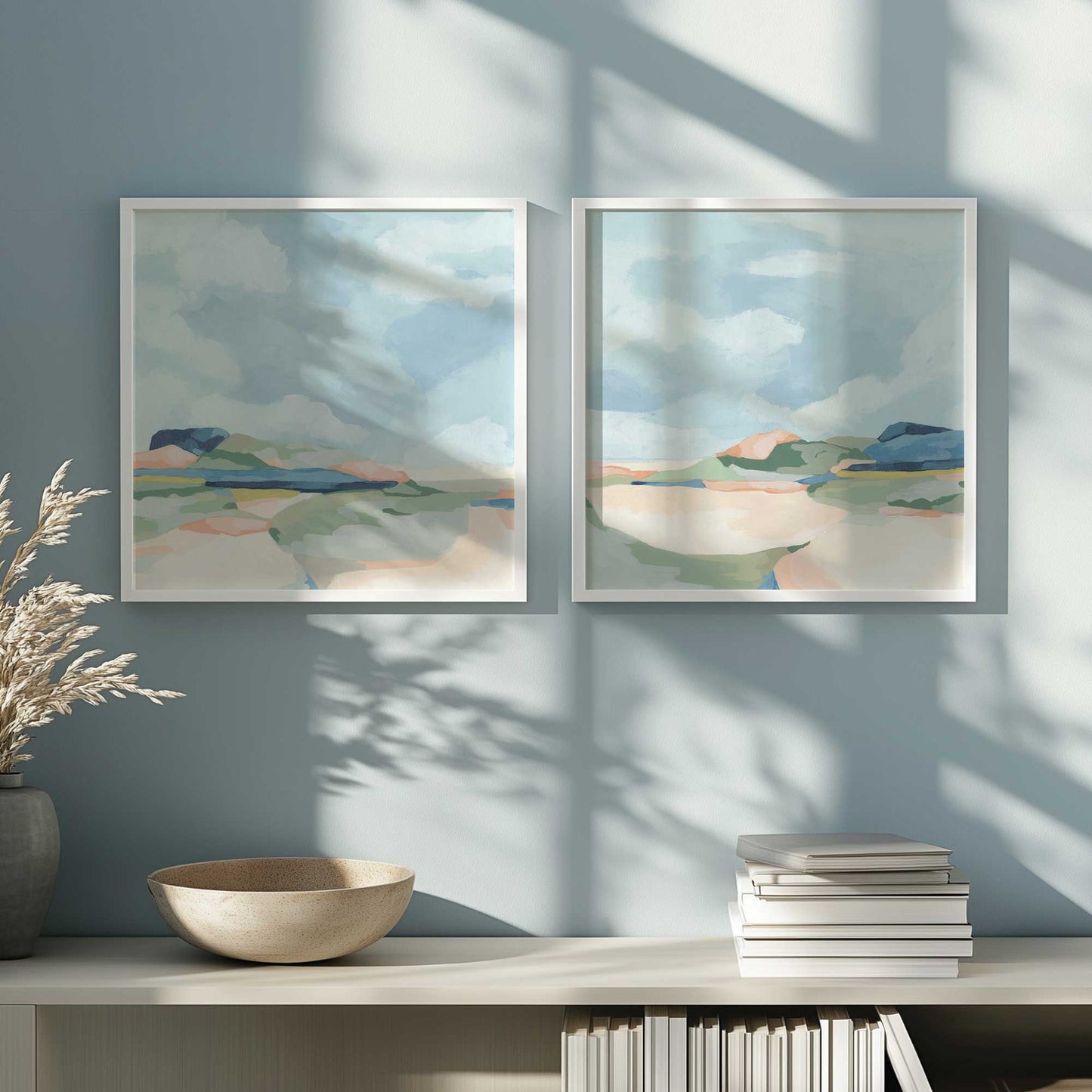 [Color:Weathered Zinc], Picture of art in a Weathered Zinc frame