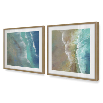 [Color:Brushed Gold], Picture of art in a Brushed Gold frame of the corner