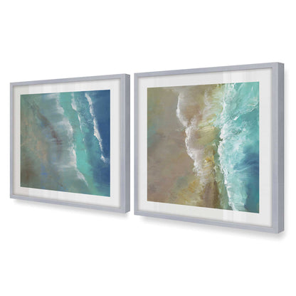 [Color:Polished Chrome], Picture of art in a Polished Chrome frame of the corner