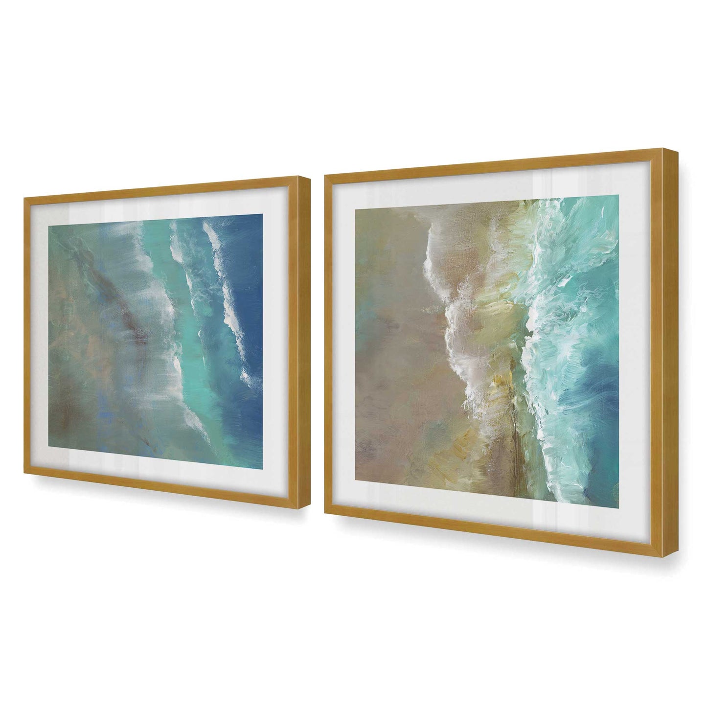 [Color:Polished Gold], Picture of art in a Polished Gold frame of the corner