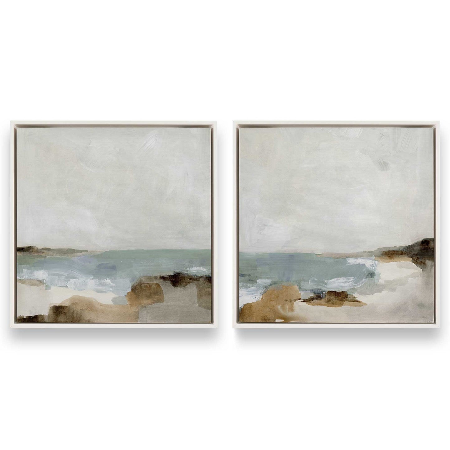 [Color:Opaque White], Picture of art in a White frame