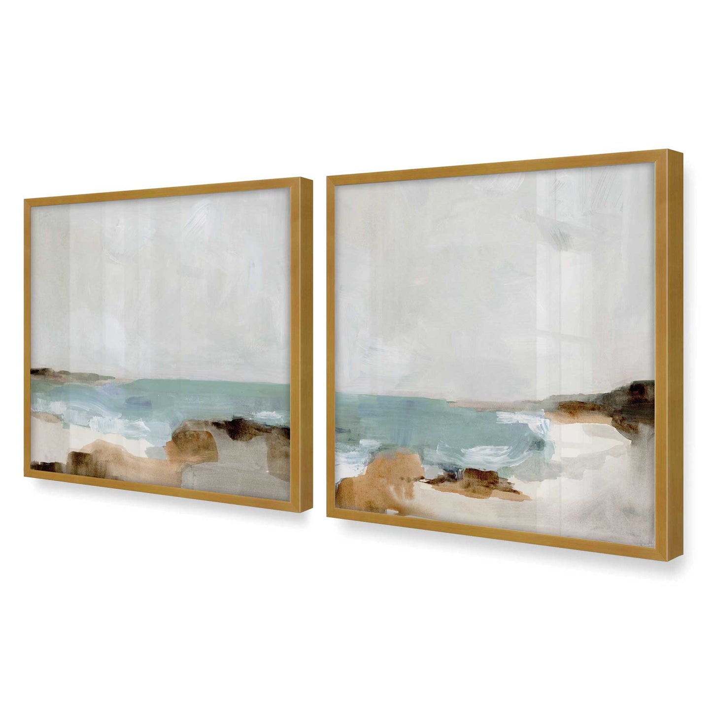 [Color:Polished Gold], Picture of art in a Polished Gold frame of the corner