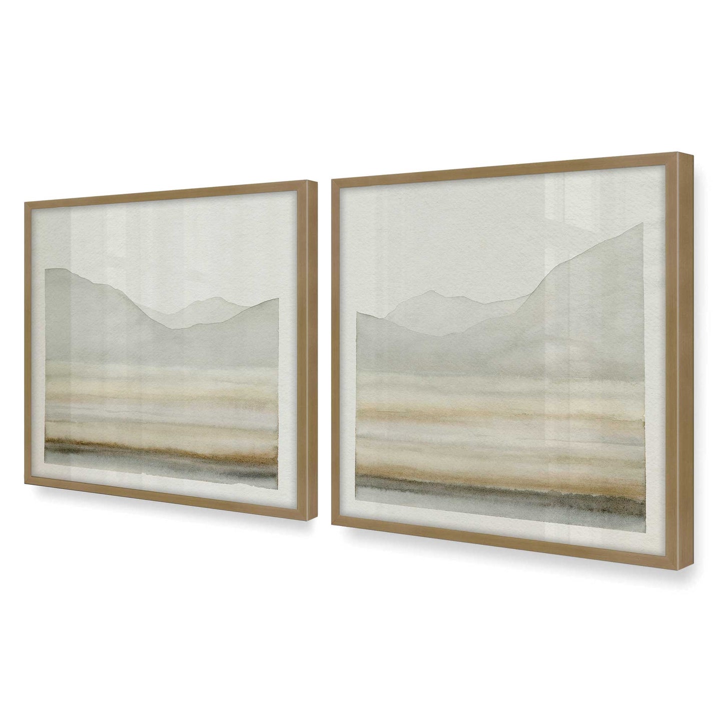 [Color:Brushed Gold], Picture of art in a Brushed Gold frame of the corner