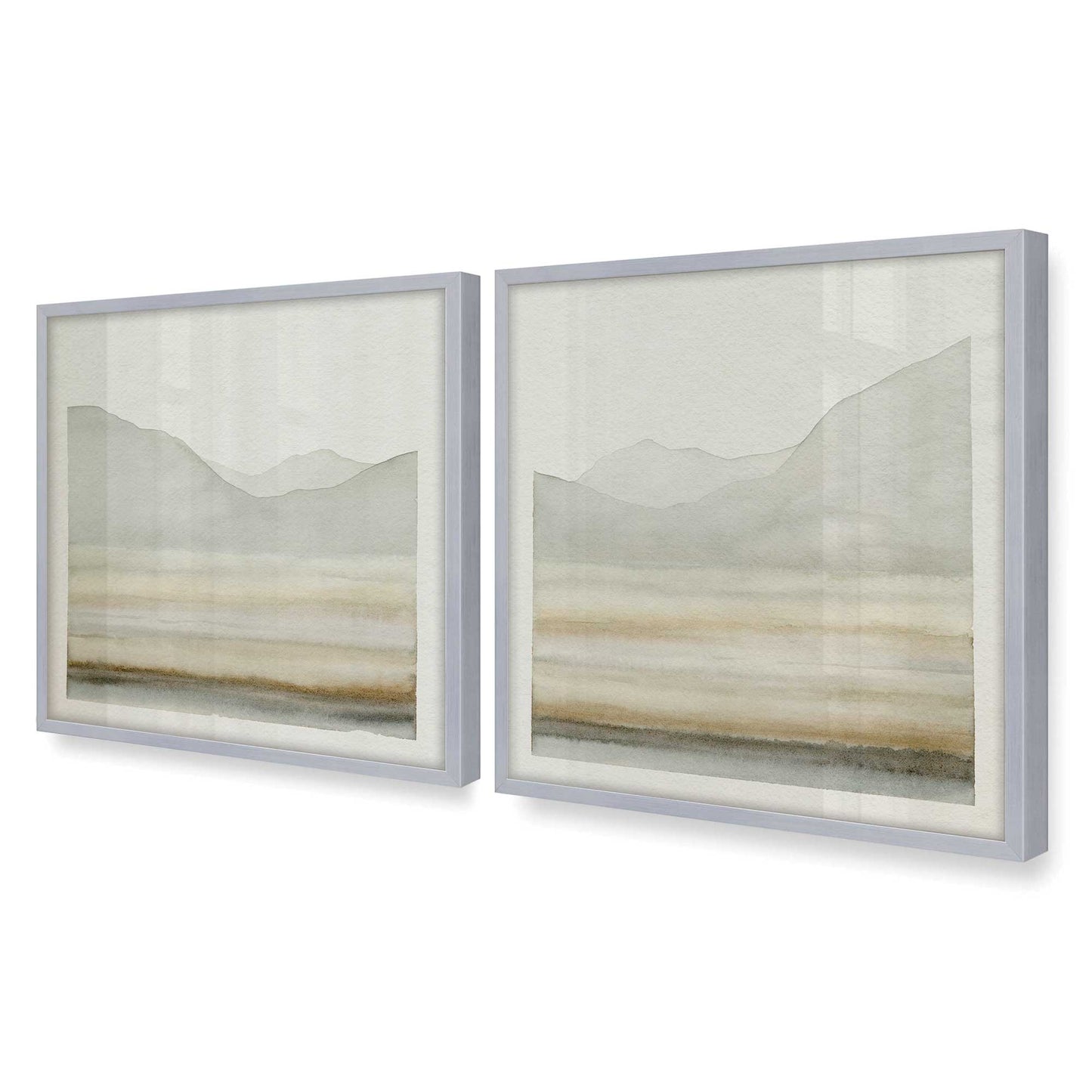 [Color:Polished Chrome], Picture of art in a Polished Chrome frame of the corner