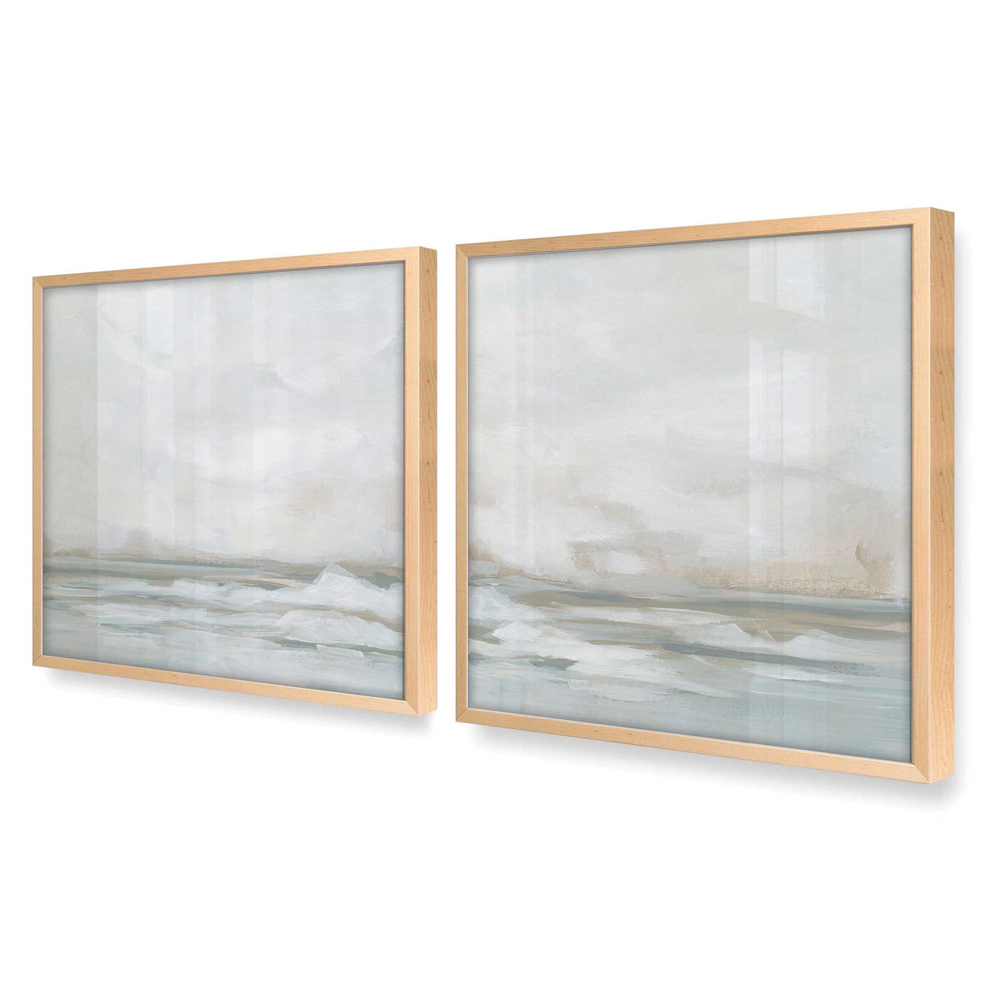 [Color:Raw Maple], Picture of art in a Raw Maple frame at an angle