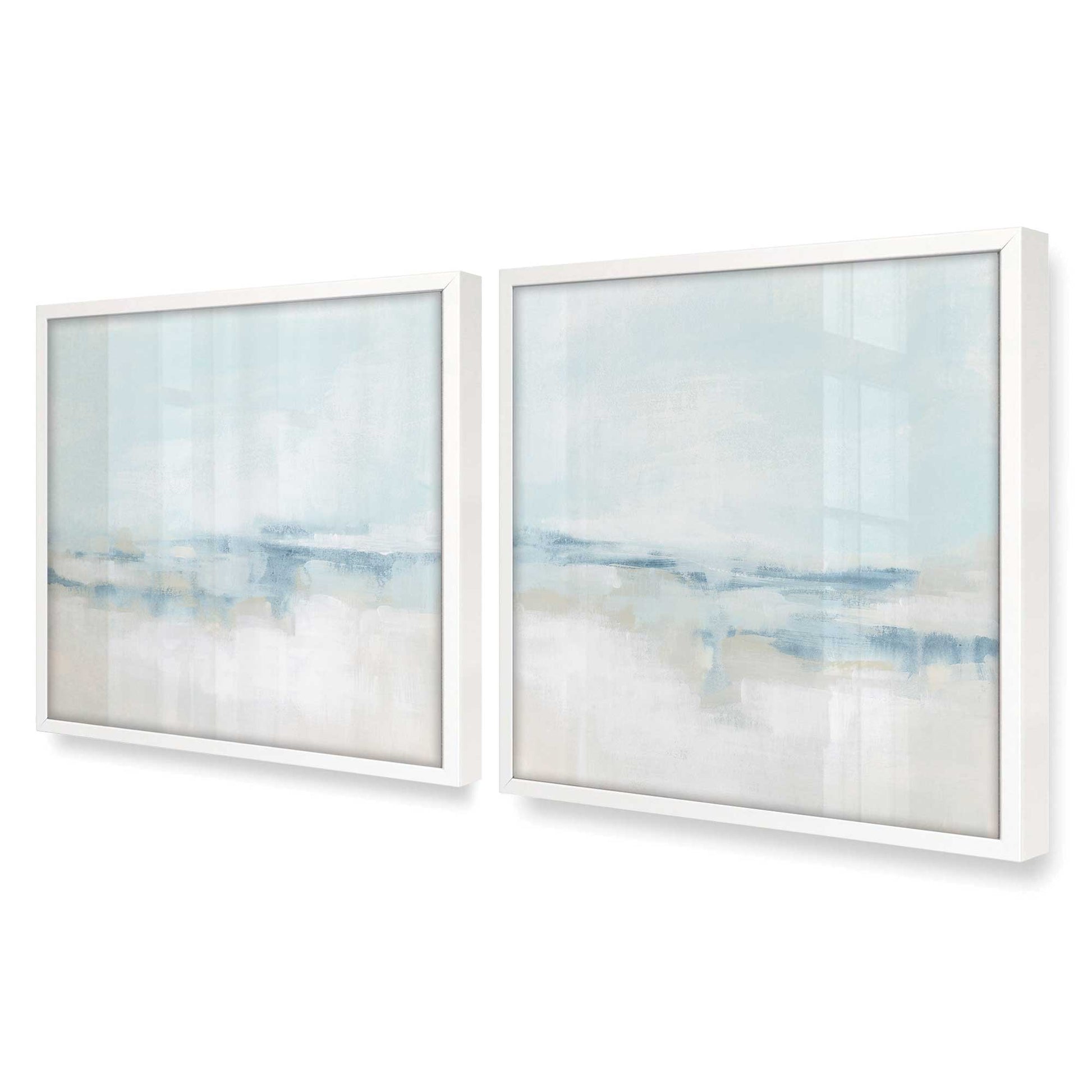 [Color:Opaque White], Picture of art in a Opaque White frame at an angle