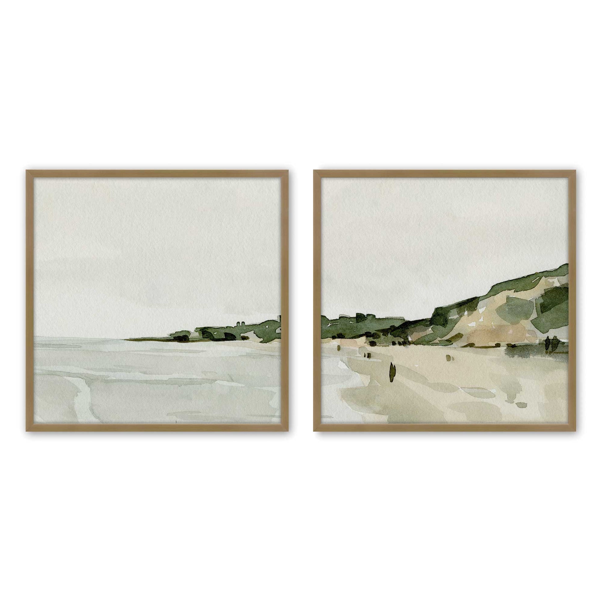 [Color:Brushed Gold], Picture of art in a Brushed Gold frame